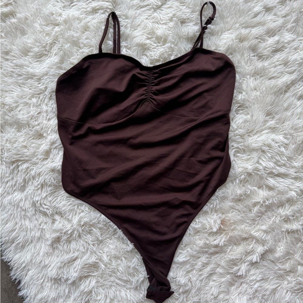 SHEIN Dark Brown Bodysuit